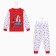 Pajamas for a boy, red/white color, height 98 cm