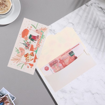 Money envelope "Congratulations!" cheesecake,