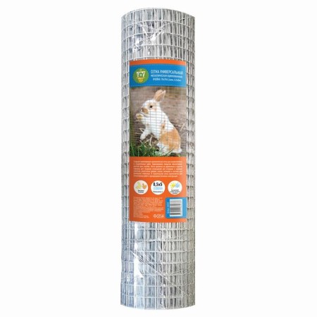 Universal grid, 0.5 × 5 m, cell 1.9 × 1.9 cm, thickness 1.4 mm, galvanized metal
