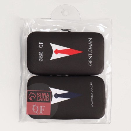 The manicure set "Gentleman", 6 items, in a case, multi -colored-6