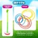Board game for accuracy "Filted snake", 2-3 players, 3+