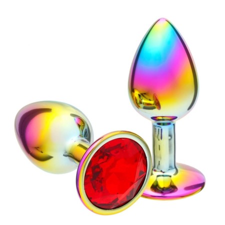 Anal traffic jam of the "chameleon", red crystal, d = 28 mm