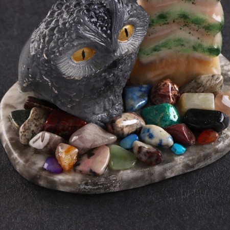 Souvenir "Owl", Selenite-4