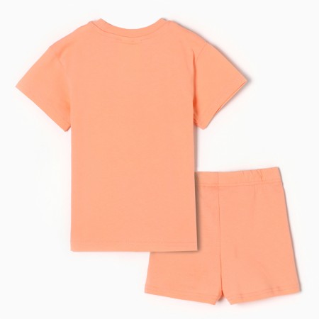 Kit for girls, peach color/elephant, height 110 (5 years)-4