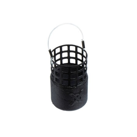 Metallic feeder X-Feeder ME Bullet Hawk M Purfo, Matt Black, 100 g, 30 ml-1