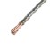 Tour tundra, cross tip, double spiral, SDS-Plus, 10 x 310 mm.