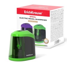 Zapochilok 1 hole Erichkrause Spiral, electric, with a container, operates from 4 batteries of the AA type, a hole with a diameter of 8 mm, mix
