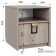 Clothing cabinet "Muza No. 13", 400 × 454 × 455 mm, shooting range / cadena Wood