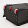 Small 24 suitcase "on lightning, code castle, with extension, brown color