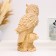 Figure "Filin on the stump is large" beige, 40x15x15cm