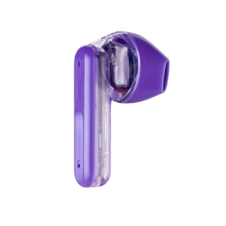 Wireless headphones K20, TWS, inserts, BT 5.0, 35/260 mAh, transparent, purple-4