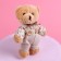 Soft toy "I love you", Bear, Mix Colors