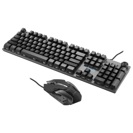 Keyboard + mouse oller 500GMK Claw: Gray/Black Mouse: Black/Gray USB Multimedia Led (1546 106689-9
