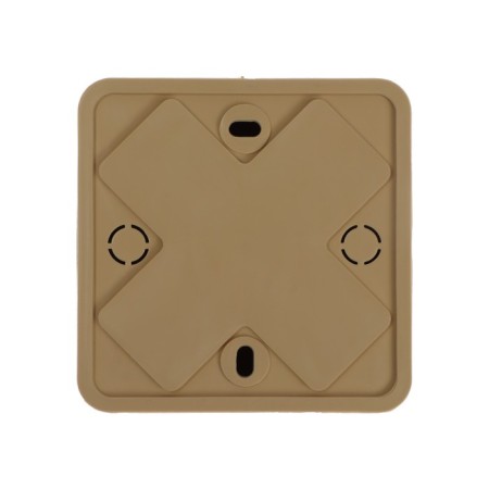 Single box for the cable channel Ural Pak, 75x75x28, IP40, Light Wood, KR-513130075-2