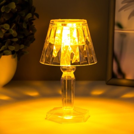 The nightlight "Prism" LED from LR1130 batteries is transparent 6.8x6.8x12 cm-2
