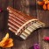 Souvenir musical instrument "Flute Pan" 21x13x2 cm, mix,