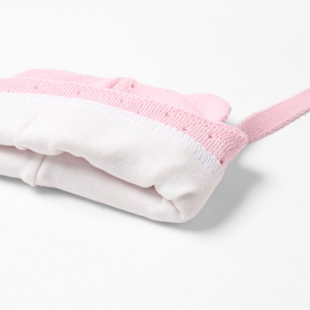 Children's hat minku, rr 46-48, pale pink color-1