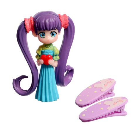 Surprise doll "Baby Yucca", in a suitcase, with hairpins, mix-2
