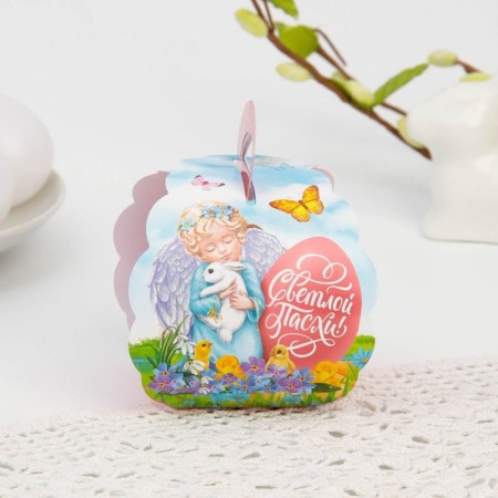 Gift box for the egg "Angel", 25 × 30 cm.-2