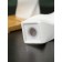 Ceramic set for spices on the bamboo stand Bellatenero “Spiral”, 3 objects: Solonka 90 ml, pistor 90 ml, stand, white color