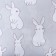 Bed linen Ethel 1.5 joint venture Cute rabbit 143x215 cm, 150x214 cm, 50x70 cm -1 pcs