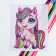 Cross -stitch "Pony", set for creativity, 25 x 20 cm
