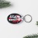 A keychain with an insert "Grandfather", 5 x 4 cm.