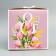 Gift folding box, packaging, “March 8”, 18 x 18 x 18 cm