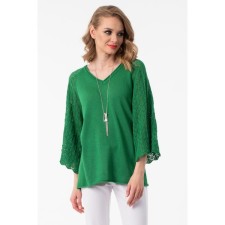 Female jumper, size 42, green color