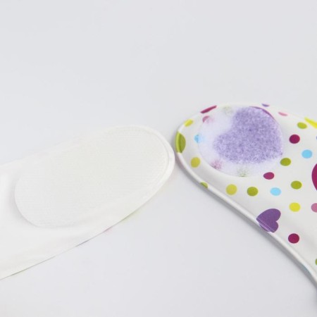 Bibslate for feeding "Fun Panda" waterproof on Velcro, with a pocket, soft-4