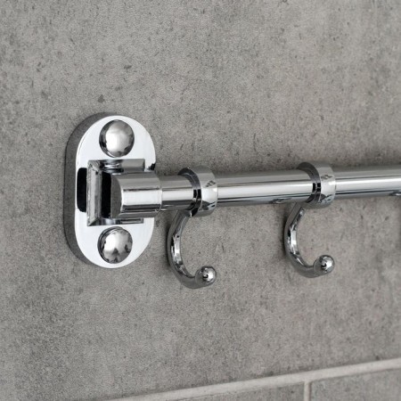 Wall hook on the bar, moving, accoona a166-8, 8 pcs, color chrome-1