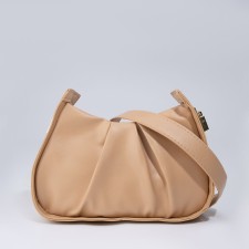 Lightning bag, beige color