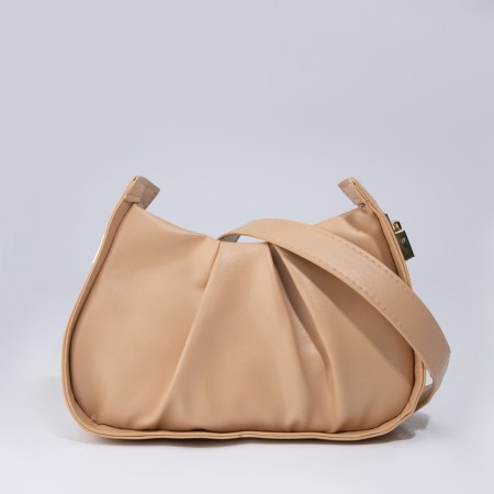Lightning bag, beige color