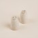 Set for spices ceramic SL Home "Vento", 2 items: Solonka 80 ml, list of 80 ml, beige color