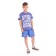 T -shirt for a boy, indigo color, height 122cm