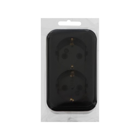 Rosette "Elect" Ra 16-238-h, 16 A, 250 V, double, open, with salary, black-3