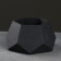 Kashpo hexagon 13 x 7.5 cm black