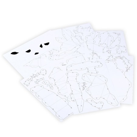 Polygonal figures. "Polar Bear"-3