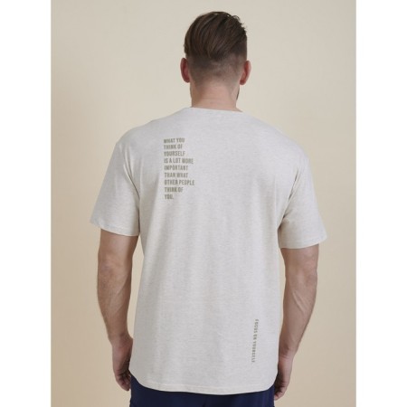 Male T -shirt, size 3xl, beige color-1