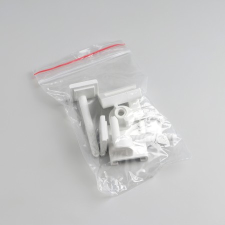 Toilet seat with a shell lid, white color-4