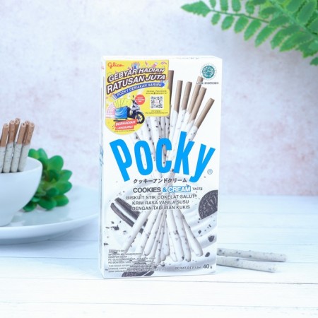 Бисквитные палочки POCKY со вкусом шоколадного печенья Oreo с кремом, 40 г-3