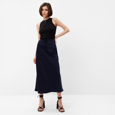 Women's skirt Minaku: Enjoy Blue color, rr 48-2