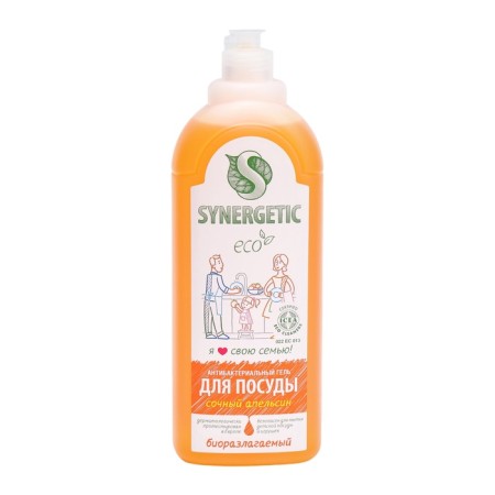 Synergetic orange, with antibacterial effect, 1 liter of dishes-12