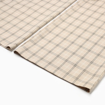 Women's pants Minaku: Casual Collection, Beige Cage color, size 44-7