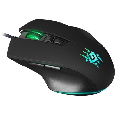 Mouse Defender Wolverine GM-700L, game, wired, backlight, 12800 dpi, USB, black-7