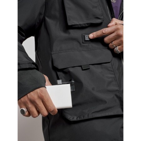 Luy jacket transformer male winter, size 54, black color-6