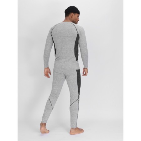 Thermal underwear is male, size 52-54, the color is light gray-7