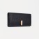 Women's wallet on a magnet, black color