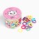 A set of hair rubber bands in a jar, 100 pieces, 1.5 cm, cats aristocrats