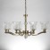 Amanda chandelier, size 80x88x80 cm, 320W 8xe14 IP 20